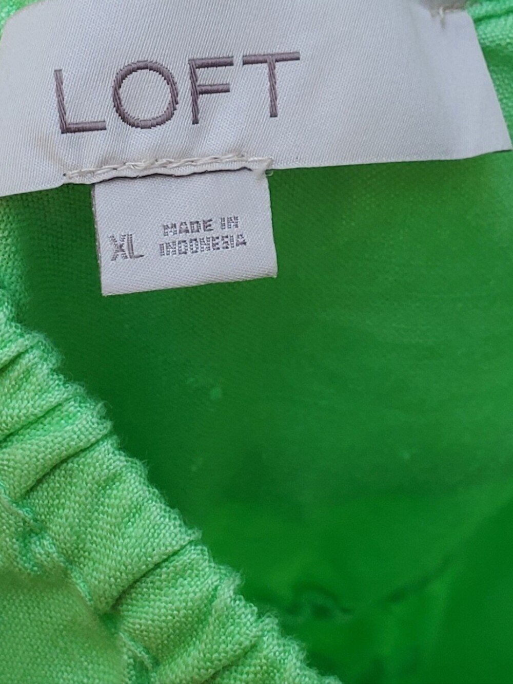 LOFT Lime Green Maxi Dress - Picture 4 of 4